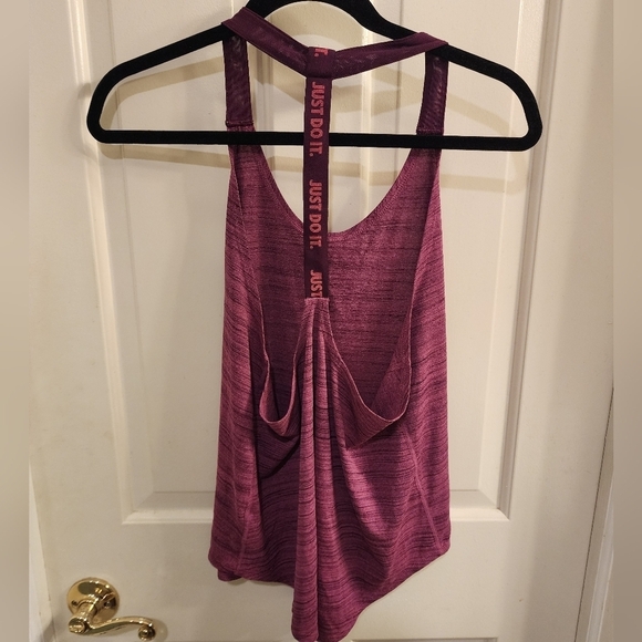Nike dri fit racer bank workout tank top size med purple - Picture 2 of 4
